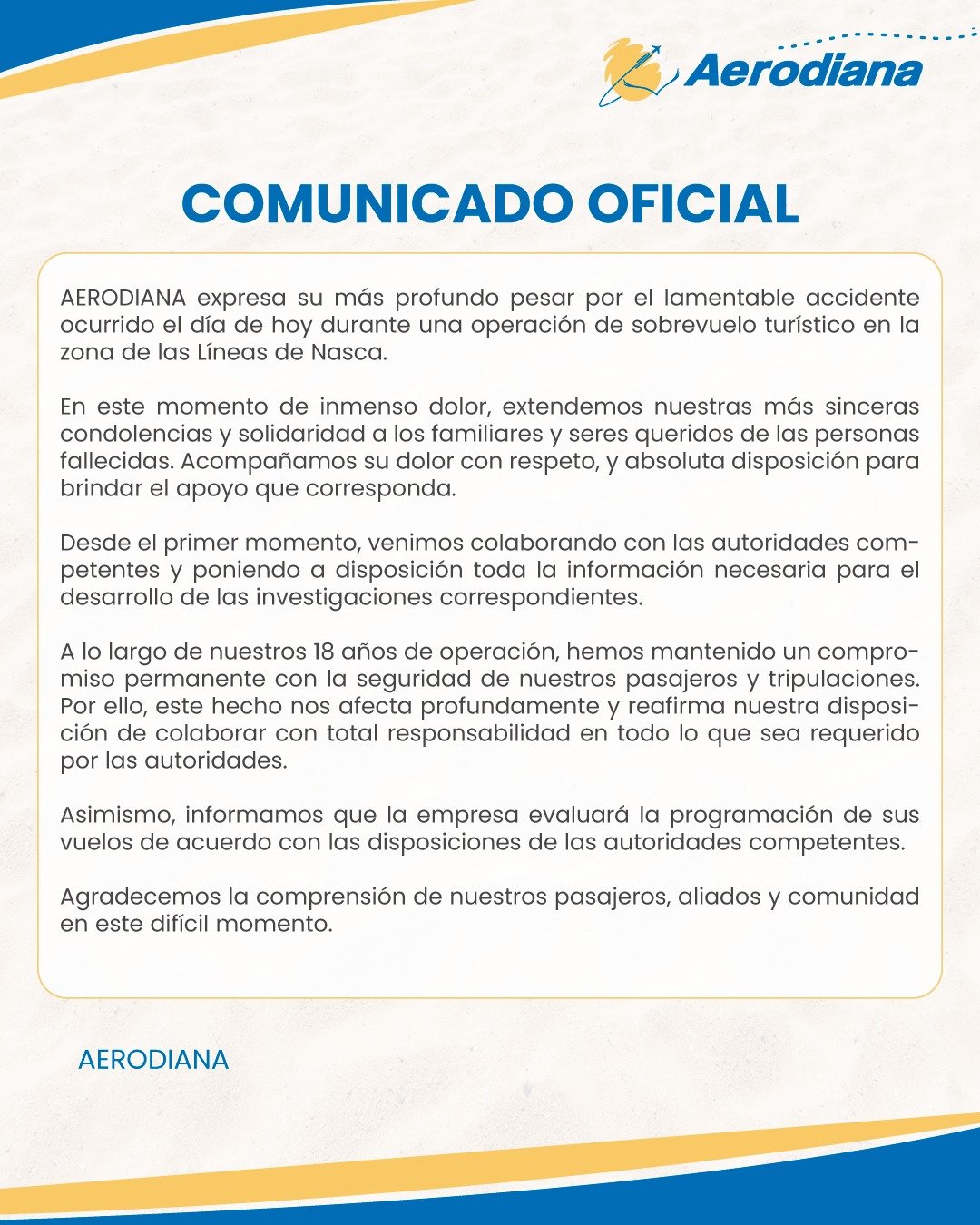 Comunicado Oficial